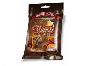 Джерки зубатки 500 гр.: Уши свиные с чесноком 