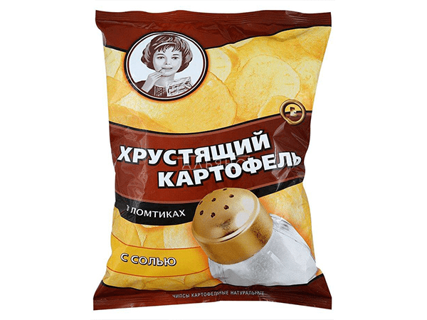 Картофельные чипсы "Девочка" 40 гр. в Звенигороде