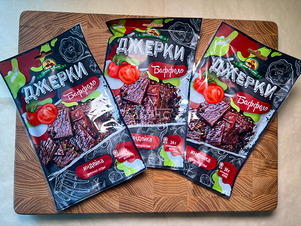 Джерки из индейки "Баффало" 45 гр. в Звенигороде