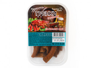 Ресторанные гренки с васаби: Сурские гренки Камчатский краб (100 гр)