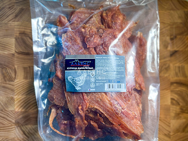 Мясо (АЛЬЯНС) вяленое курица 500гр "С халапеньо" в Звенигороде