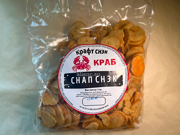 Снапсы ПШЕНИЧНЫЕ "Краб" в Звенигороде