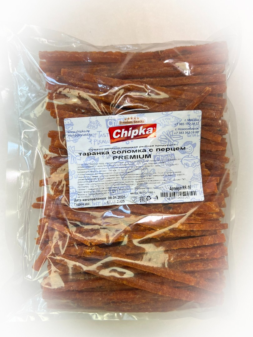 Таранка с перцем (соломка) (Chipka ПРЕМИУМ) в Звенигороде