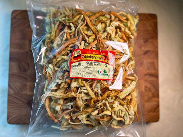 Нитка ЖАРЕНАЯ "Васаби" Oktobersnack 1 кг (сырный продукт) в Звенигороде