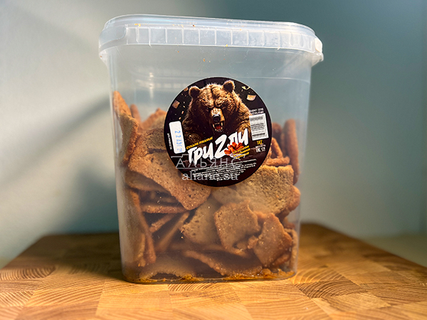 Ведро Ржаные гренки со вкусом Крылышки Барбекю (1 кг) в Звенигороде