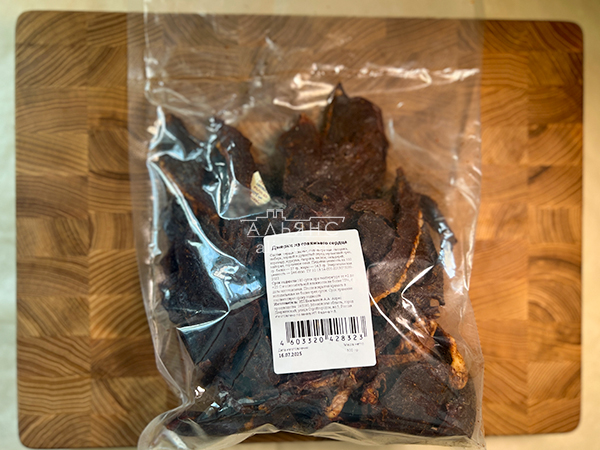 Мясо (АЛЬЯНС) Говяжье сердце 500 гр. "ЧИПСЫ" в Звенигороде