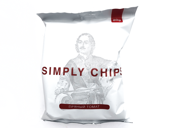 Картофельные чипсы "Simple chips" Пряный томат 80 гр. в Звенигороде